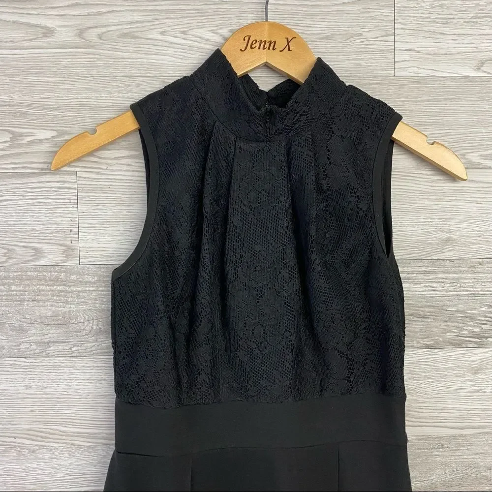 Rhapsody Black Sleeveless Dress